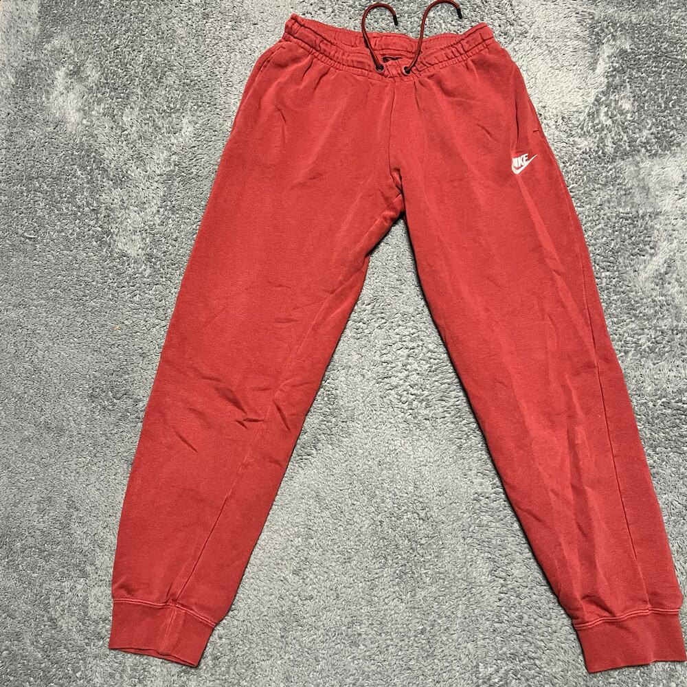 Nike Joggers Sweatpants Womens Small Red Axtive Sweats
